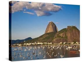 Brazil, Rio De Janeiro, Botafogo, View of Sugar Loaf-Jane Sweeney-Stretched Canvas