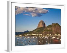 Brazil, Rio De Janeiro, Botafogo, View of Sugar Loaf-Jane Sweeney-Framed Photographic Print