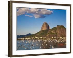 Brazil, Rio De Janeiro, Botafogo, View of Sugar Loaf-Jane Sweeney-Framed Photographic Print