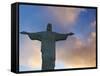 Brazil, Rio De Janeiro, Cosme Velho, Chirst the Redeemer Statue Atop Cocovado-Jane Sweeney-Framed Stretched Canvas