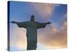 Brazil, Rio De Janeiro, Cosme Velho, Chirst the Redeemer Statue Atop Cocovado-Jane Sweeney-Stretched Canvas