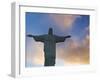 Brazil, Rio De Janeiro, Cosme Velho, Chirst the Redeemer Statue Atop Cocovado-Jane Sweeney-Framed Photographic Print