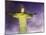 Brazil, Rio De Janeiro, Cosme Velho, Christ the Redeemer Statue at Atop Cocovado at Night-Jane Sweeney-Mounted Photographic Print