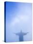 Brazil, Rio De Janeiro, Cosme Velho, Christ the Redeemer Statue at Atop Cocovado-Jane Sweeney-Stretched Canvas