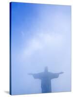 Brazil, Rio De Janeiro, Cosme Velho, Christ the Redeemer Statue at Atop Cocovado-Jane Sweeney-Stretched Canvas