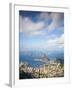 Brazil, Rio De Janeiro, Cosme Velho, Sugar Loaf Mountain, Botafogo Bay and Copacabana-Jane Sweeney-Framed Photographic Print