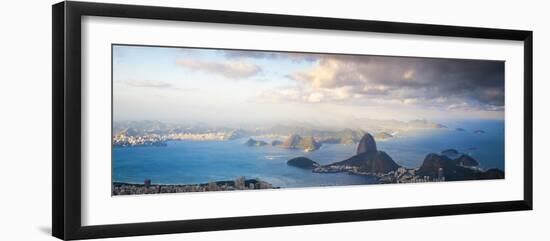 Brazil, Rio De Janeiro, Cosme Velho, View of Sugar Loaf from Cocovado-Jane Sweeney-Framed Photographic Print