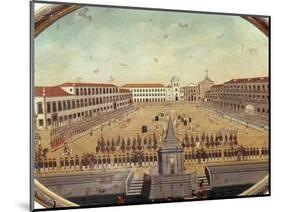 Brazil, Rio De Janeiro, Military Parade in Piazza Reale-null-Mounted Giclee Print