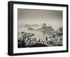 Brazil, Rio De Janeiro, Sugar Loaf (Pao De Acucar) and Morro De Urca in Botafogo Bay-Alex Robinson-Framed Photographic Print