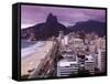 Brazil, Rio De Janeiro, View of Leblon Beach and Two Brothers Mountain - Dois Irmaos-Jane Sweeney-Framed Stretched Canvas