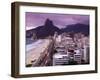 Brazil, Rio De Janeiro, View of Leblon Beach and Two Brothers Mountain - Dois Irmaos-Jane Sweeney-Framed Photographic Print