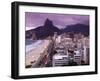 Brazil, Rio De Janeiro, View of Leblon Beach and Two Brothers Mountain - Dois Irmaos-Jane Sweeney-Framed Photographic Print