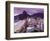 Brazil, Rio De Janeiro, View of Leblon Beach and Two Brothers Mountain - Dois Irmaos-Jane Sweeney-Framed Photographic Print