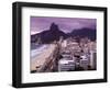 Brazil, Rio De Janeiro, View of Leblon Beach and Two Brothers Mountain - Dois Irmaos-Jane Sweeney-Framed Photographic Print