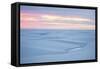 Brazil's Lencois Maranhenses National Park Sand Dunes and Lagoons at Sunset-Alex Saberi-Framed Stretched Canvas