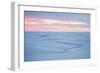 Brazil's Lencois Maranhenses National Park Sand Dunes and Lagoons at Sunset-Alex Saberi-Framed Photographic Print