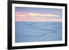 Brazil's Lencois Maranhenses National Park Sand Dunes and Lagoons at Sunset-Alex Saberi-Framed Photographic Print