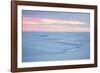 Brazil's Lencois Maranhenses National Park Sand Dunes and Lagoons at Sunset-Alex Saberi-Framed Photographic Print