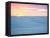 Brazil's Lencois Maranhenses National Park Sand Dunes and Lagoons at Sunset-Alex Saberi-Framed Stretched Canvas