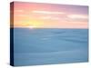 Brazil's Lencois Maranhenses National Park Sand Dunes and Lagoons at Sunset-Alex Saberi-Stretched Canvas