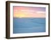 Brazil's Lencois Maranhenses National Park Sand Dunes and Lagoons at Sunset-Alex Saberi-Framed Photographic Print