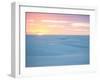 Brazil's Lencois Maranhenses National Park Sand Dunes and Lagoons at Sunset-Alex Saberi-Framed Photographic Print