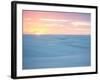 Brazil's Lencois Maranhenses National Park Sand Dunes and Lagoons at Sunset-Alex Saberi-Framed Photographic Print