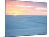 Brazil's Lencois Maranhenses National Park Sand Dunes and Lagoons at Sunset-Alex Saberi-Mounted Photographic Print