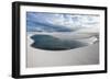 Brazil's Lencois Maranhenses Sand Dunes and Lagoons on a Stormy Afternoon-Alex Saberi-Framed Photographic Print