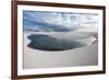 Brazil's Lencois Maranhenses Sand Dunes and Lagoons on a Stormy Afternoon-Alex Saberi-Framed Photographic Print