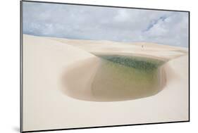 Brazil's Lencois Maranhenses Sand Dunes and Lagoons on a Sunny Afternoon-Alex Saberi-Mounted Photographic Print