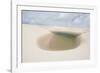 Brazil's Lencois Maranhenses Sand Dunes and Lagoons on a Sunny Afternoon-Alex Saberi-Framed Photographic Print