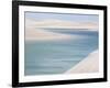 Brazil's Lencois Maranhenses Sand Dunes and Lagoons on a Sunny Afternoon-Alex Saberi-Framed Photographic Print