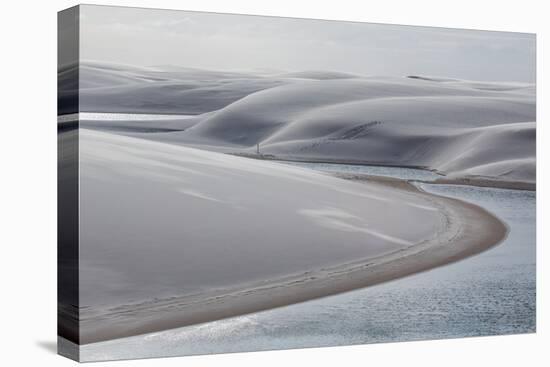 Brazil's Lencois Maranhenses Sand Dunes and Lagoons-Alex Saberi-Stretched Canvas