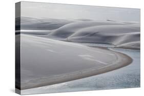 Brazil's Lencois Maranhenses Sand Dunes and Lagoons-Alex Saberi-Stretched Canvas