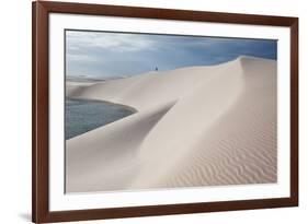 Brazil's Lencois Maranhenses Sand Dunes and Lagoons-Alex Saberi-Framed Photographic Print