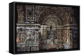 Brazil, Salvador Da Bahia, Decorations in Church-null-Framed Stretched Canvas