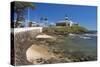 Brazil, Salvador Da Bahia, District Barra, Fort, Lighthouse, Rock Coast, Sea-Chris Seba-Stretched Canvas