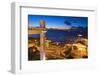 Brazil, Salvador Da Bahia, Elevador Lacerda, Harbour, Lighting, Evening-Chris Seba-Framed Photographic Print