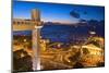 Brazil, Salvador Da Bahia, Elevador Lacerda, Harbour, Lighting, Evening-Chris Seba-Mounted Photographic Print