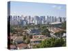 Brazil, Sao Paulo, Sao Paulo, View of City Center from Hotel Unique-Jane Sweeney-Stretched Canvas