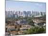 Brazil, Sao Paulo, Sao Paulo, View of City Center from Hotel Unique-Jane Sweeney-Mounted Photographic Print