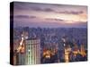 Brazil, Sao Paulo, Sao Paulo, View of City Center from Italia Building - Edificio Italia-Jane Sweeney-Stretched Canvas