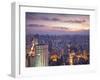 Brazil, Sao Paulo, Sao Paulo, View of City Center from Italia Building - Edificio Italia-Jane Sweeney-Framed Photographic Print