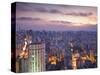 Brazil, Sao Paulo, Sao Paulo, View of City Center from Italia Building - Edificio Italia-Jane Sweeney-Stretched Canvas