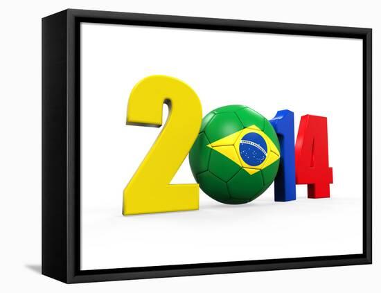 Brazil Soccer 2014-Nerthuz-Framed Stretched Canvas