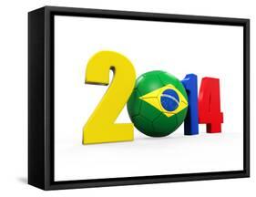 Brazil Soccer 2014-Nerthuz-Framed Stretched Canvas