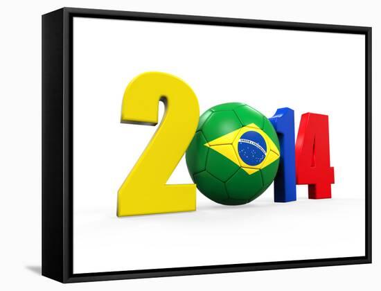 Brazil Soccer 2014-Nerthuz-Framed Stretched Canvas