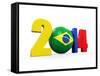 Brazil Soccer 2014-Nerthuz-Framed Stretched Canvas