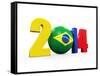 Brazil Soccer 2014-Nerthuz-Framed Stretched Canvas